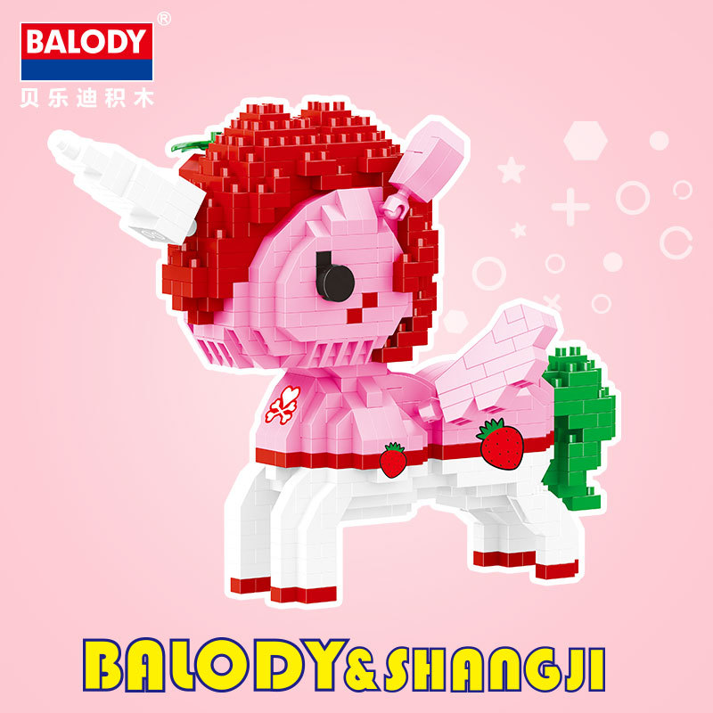 Balody 18102-2 Unicorn Strawberry 804pcs