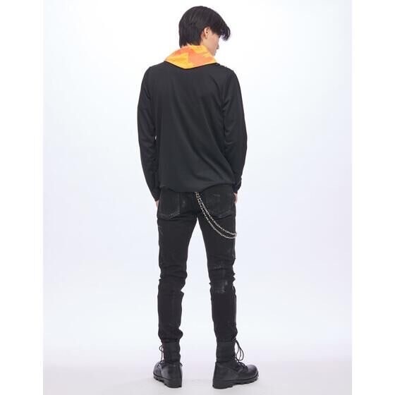 PRE-ORDER : Bakuage Sentai Boonboomger x h.NAOTO Bun Orange/Genba Bureki High Neck T-shirt