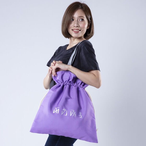 PRE-ORDER : Ohsama Sentai King-Ohger Moffun Sagara Embroidery Drawstring Tote Bag