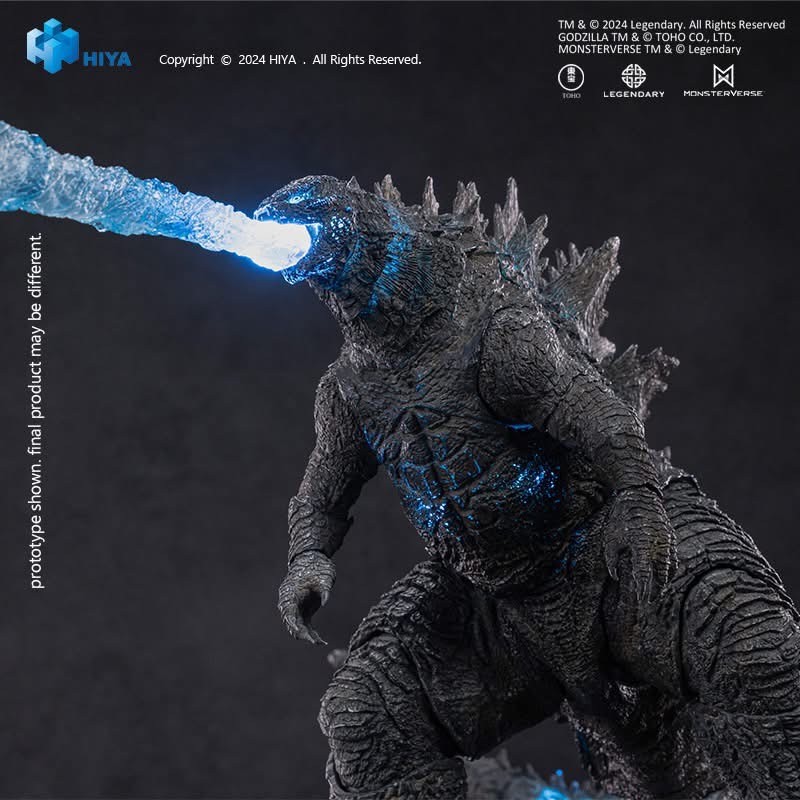 Pre-order : EXQUISITE BASIC+ Series Godzilla vs. Kong (2021) Heat Ray Godzilla Action Figure by Hiya Toys
