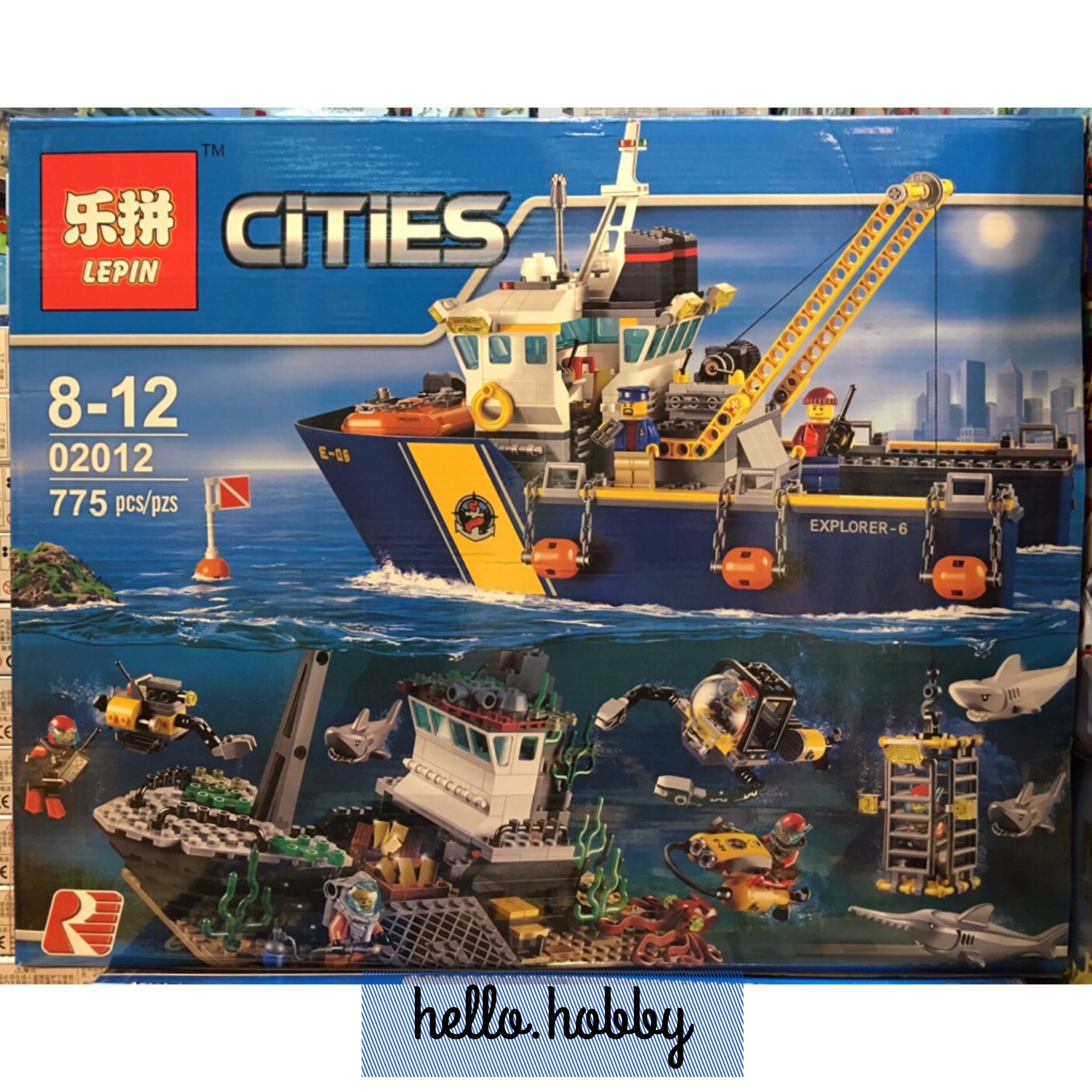 Lepin 02012 Deep Sea Exploration Vessel 774pcs