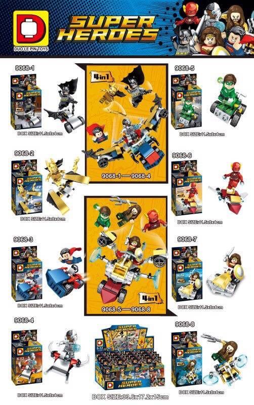 DLP 9068 1-8 Super Heroes 8 in 2