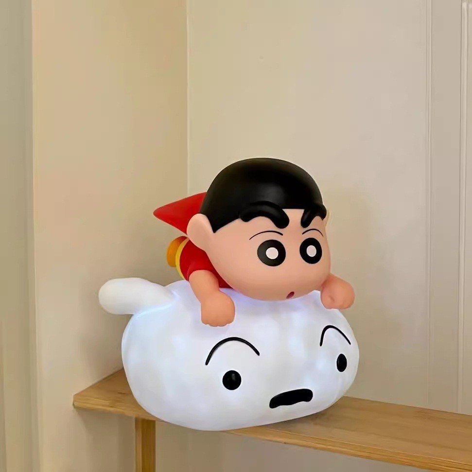 โคมไฟชินจัง - Crayon Shinchan Riding Shiro Night Light Lamp