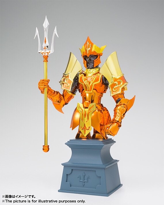 Saint Seiya Saint Cloth Myth EX Sea Emperor Poseidon Imperial Throne Set by Bandai