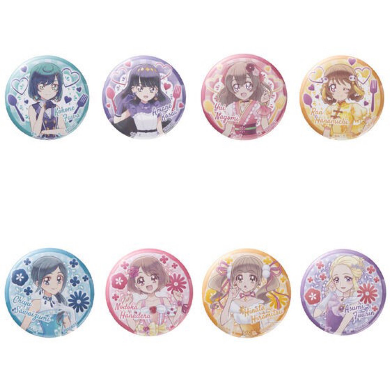 PRE-ORDER : Pretty Cure All Stars Dress Up Series Can Badge