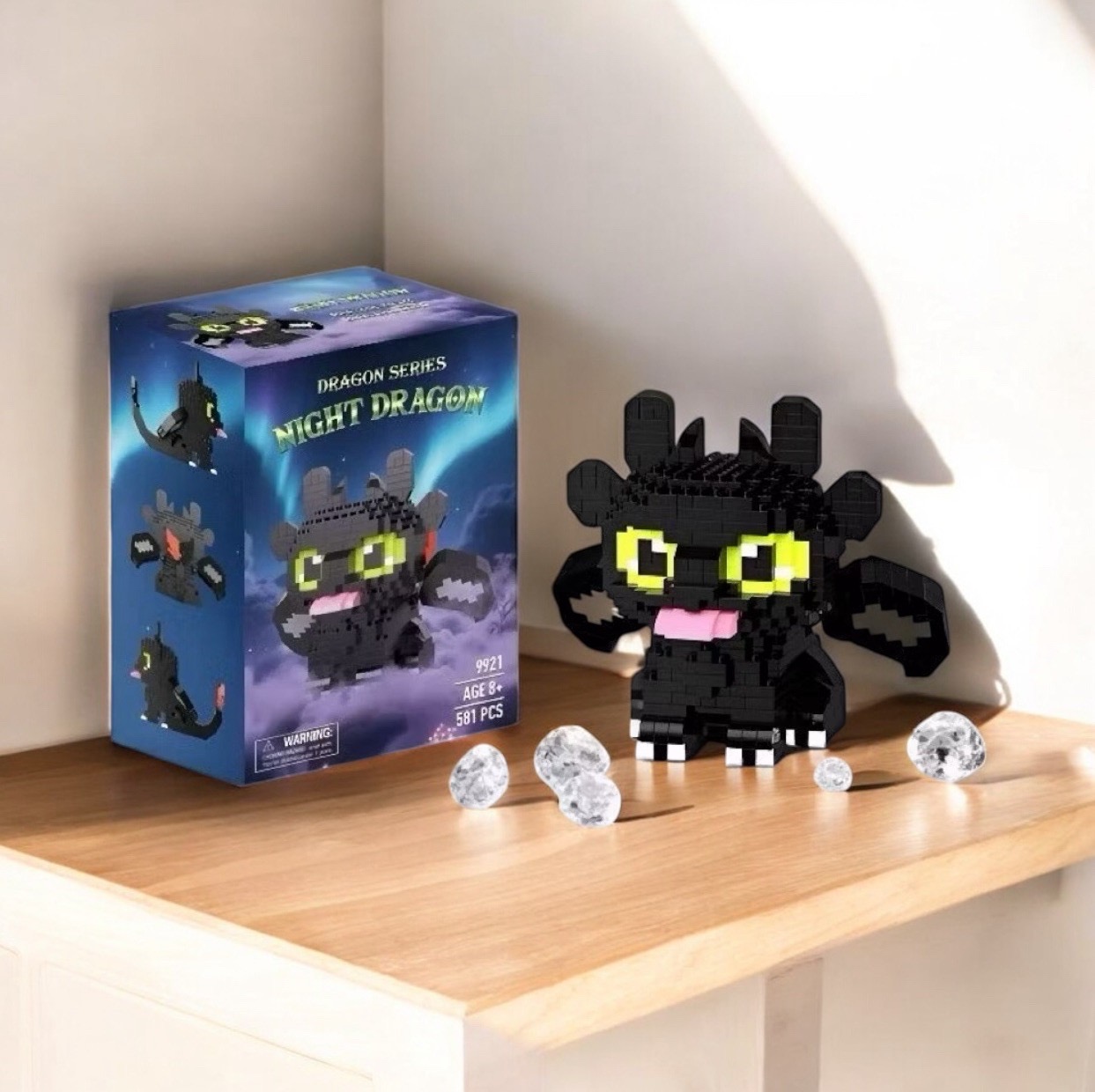 ตัวต่อนาโน เขี้ยวกุด Size XL - 9921 - 9922 - How to Train Your Dragon