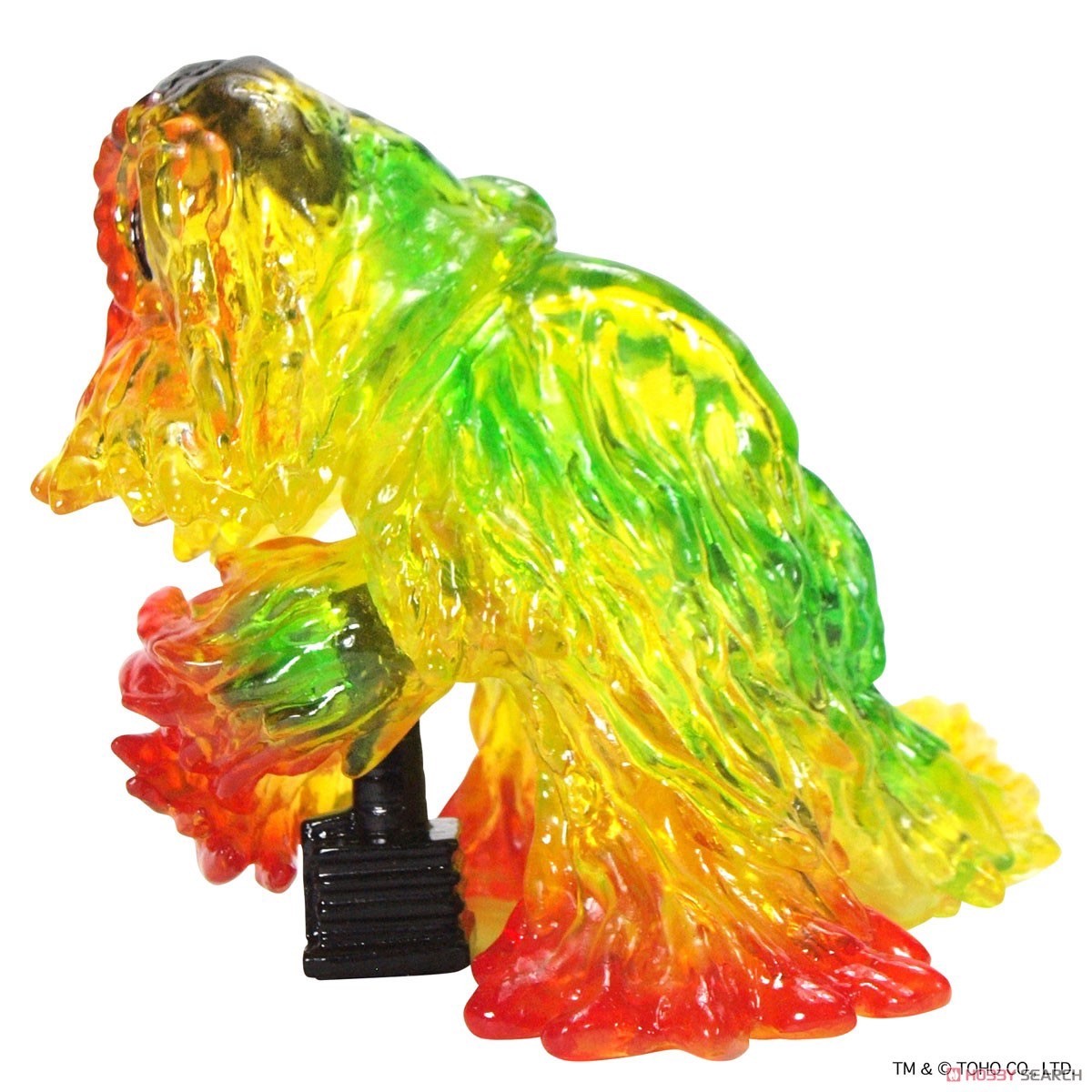 Godzilla - CCP Middle Size Series Godzilla EX Vol.3 Chimney Hedorah 1970s Image Color Clear Ver. Soft Vinyl (Lot JP) by CCP