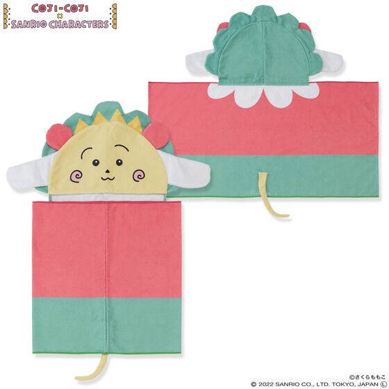 PRE-ORDER : Coji-Coji x Sanrio Characters Narikiri Hooded Towel (2 types in total)