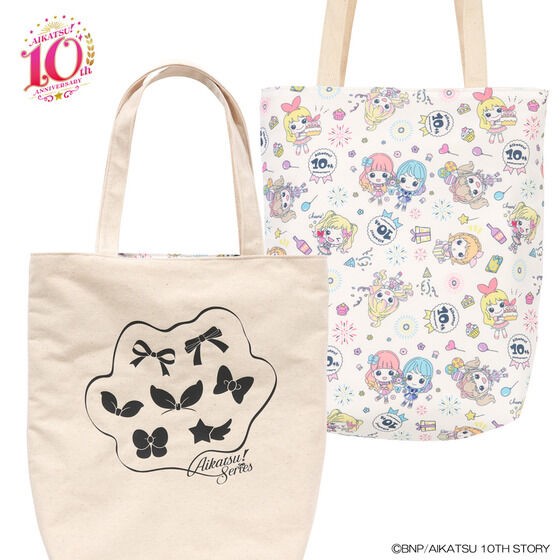 PRE-ORDER : Aikatsu! Series 10th ANNIVERSARY Reversible Tote