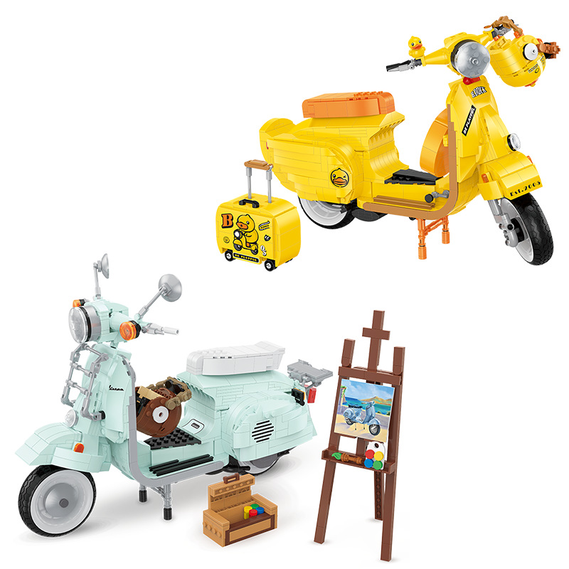 Balody 21060-21063 Motorcycle Scooter Vespa