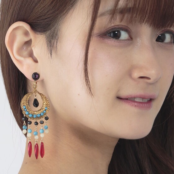 PRE-ORDER : Ohsama Sentai King-Ohger Jeremie Brasieri Earrings / Pierce (One ear)