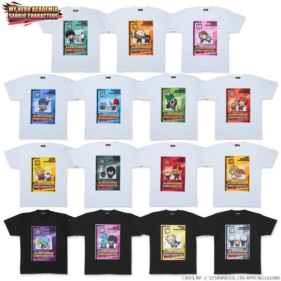 PRE-ORDER : My Hero Academia x Sanrio Characters T-shirt (All 15 types)