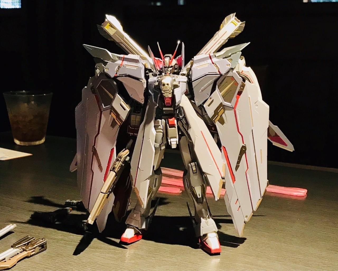 Gundam - METAL BUILD Crossbone Gundam X-0 Full Cloth by Premium Bandai (Lot JP มีกล่องน้ำตาล)