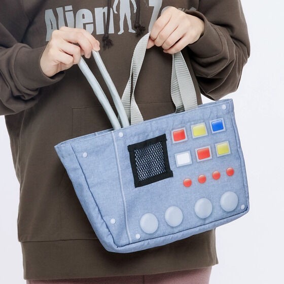 PRE-ORDER : Ultraman Series Alien Zarab Portable Electronic Brain Type Tote Bag