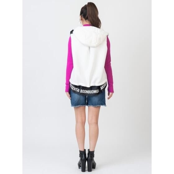 PRE-ORDER : Bakuage Sentai Boonboomger Bun Pink/Mira Shifuto Logo Tape Down Vest