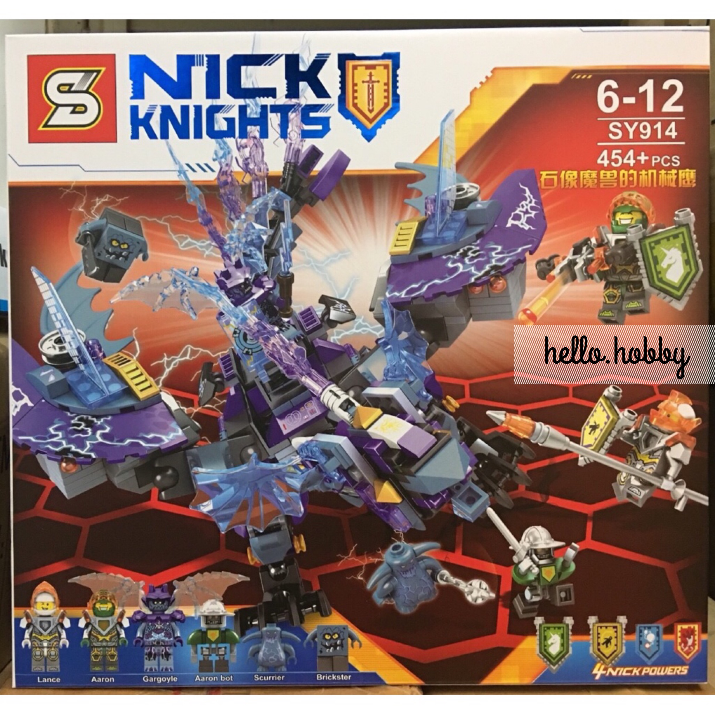 SY 914 Nexo Knights Heligoyle 454pcs