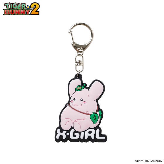 PRE-ORDER : X-girl × TIGER & BUNNY 2 RUBBER KEY HOLDER