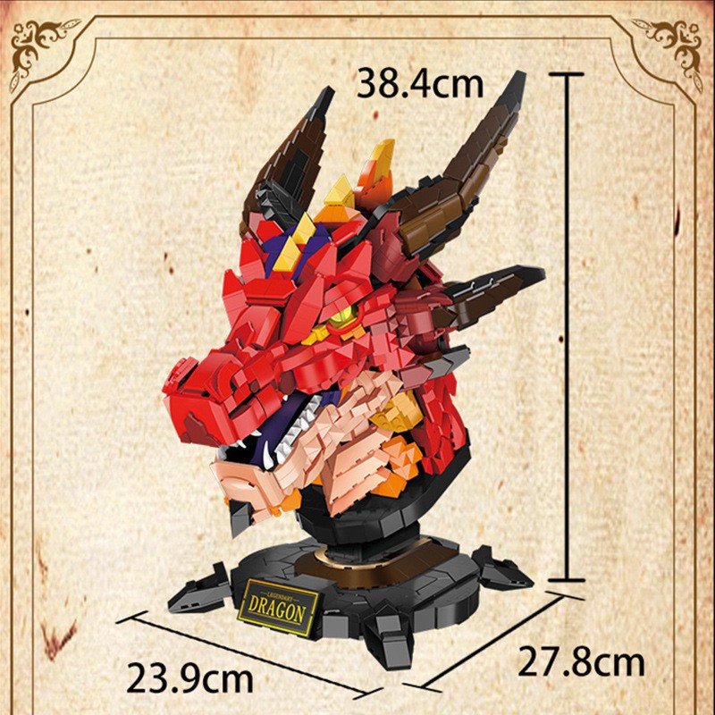 Linoos LN 1008 Legendary Dragon 2713pcs