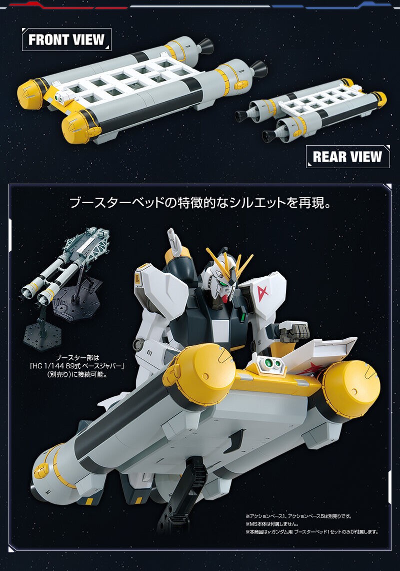 PRE-ORDER : HGUC 1/144 Nu Gundam Booster Bed Plastic Model