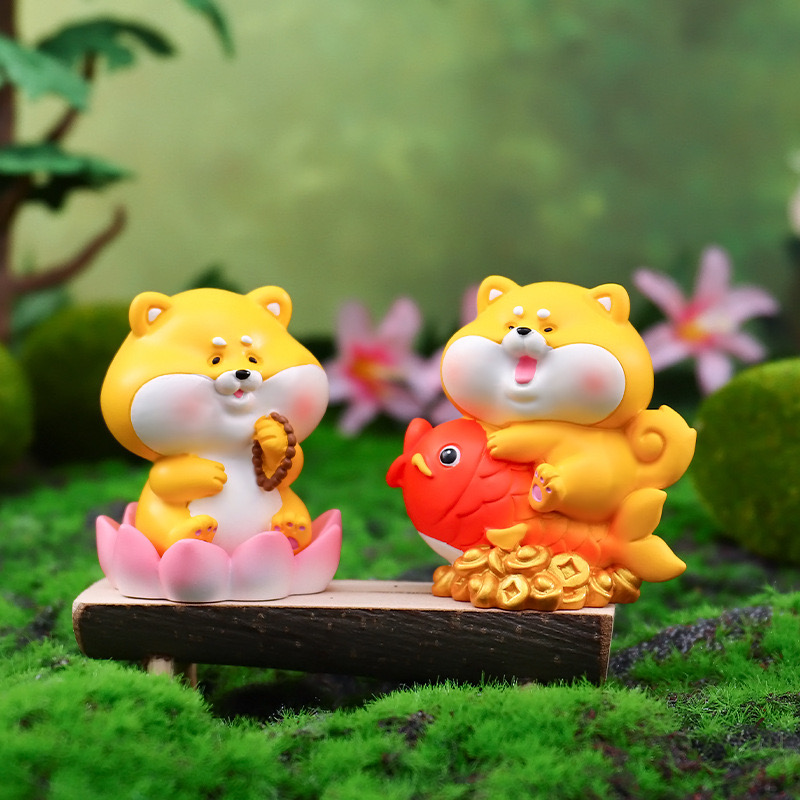 โมเดล ได้ 1 ตัว | Lucky Shiba Dog - More Than Billion Dollars Series by Romantic Light