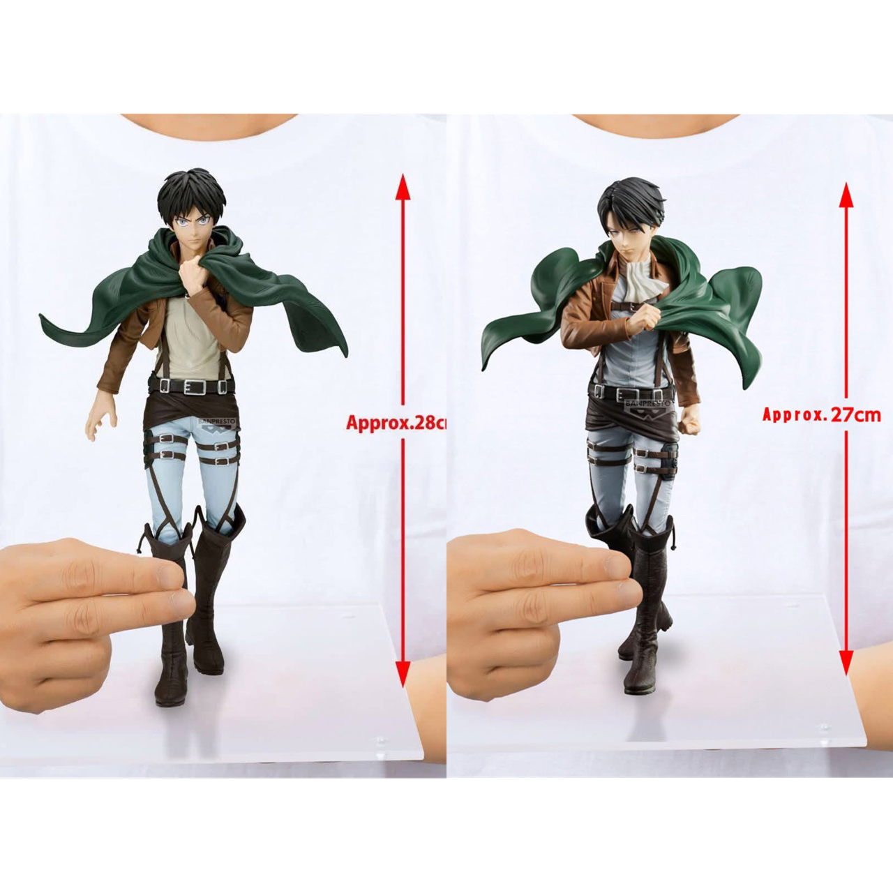 Pre-order : ATTACK ON TITAN GRANDISTA -EREN YEAGER- / -LEVI-