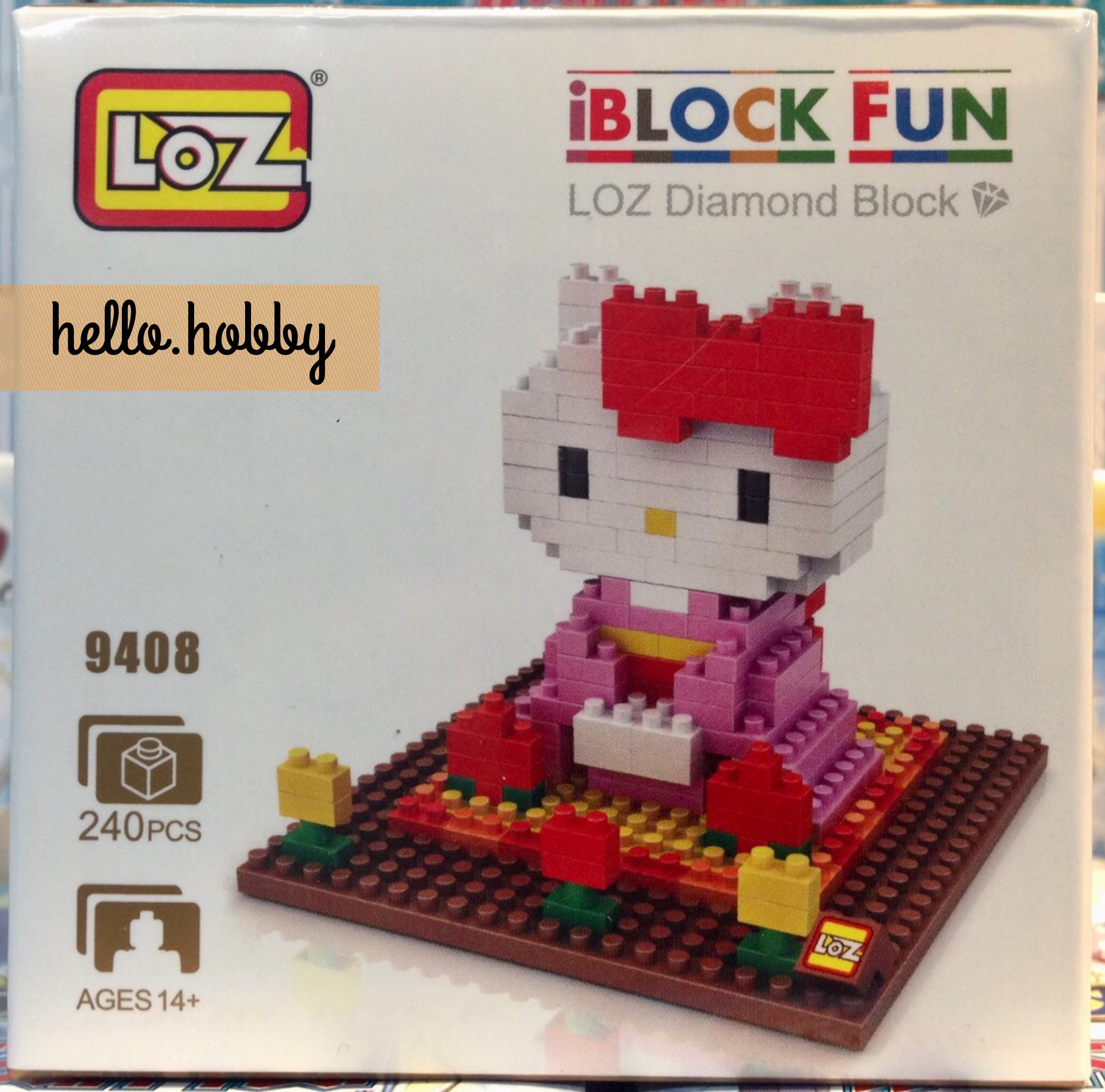 LOZ 9408 Hello Kitty in Kimono 240pcs