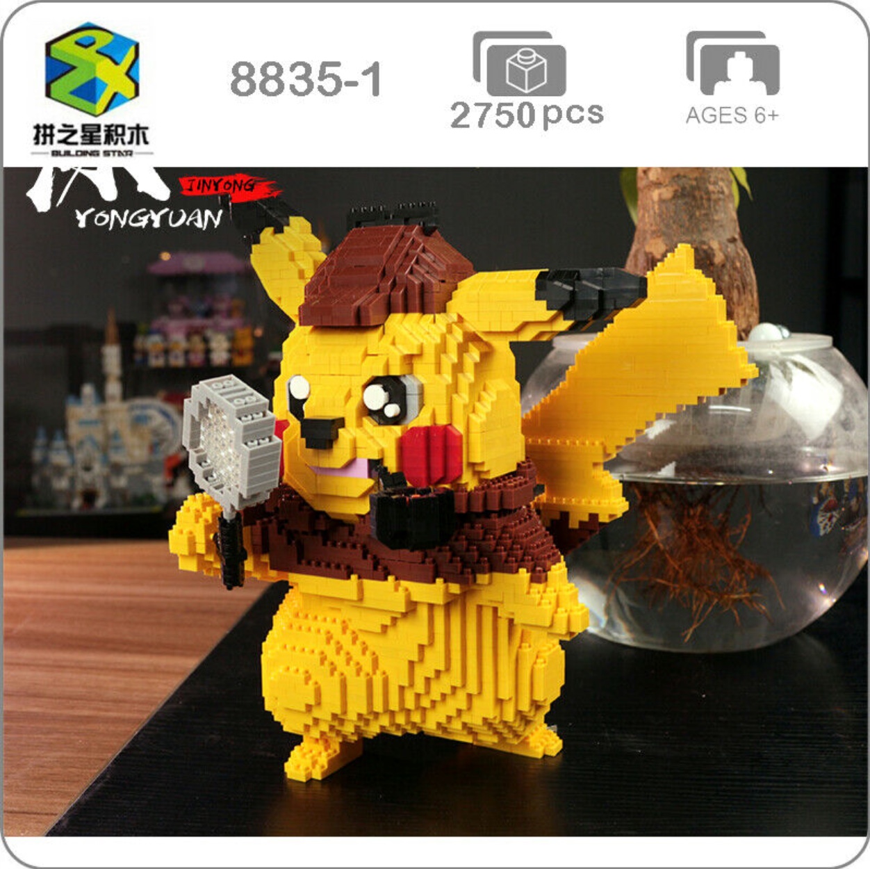 Building Star 8835-1 Pokemon Detective Pikachu 2750pcs