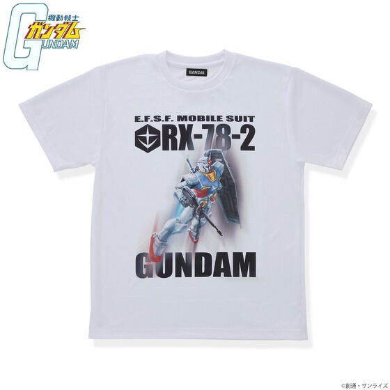 PRE-ORDER : Mobile Suit Gundam Full Color Light T-shirt 2nd