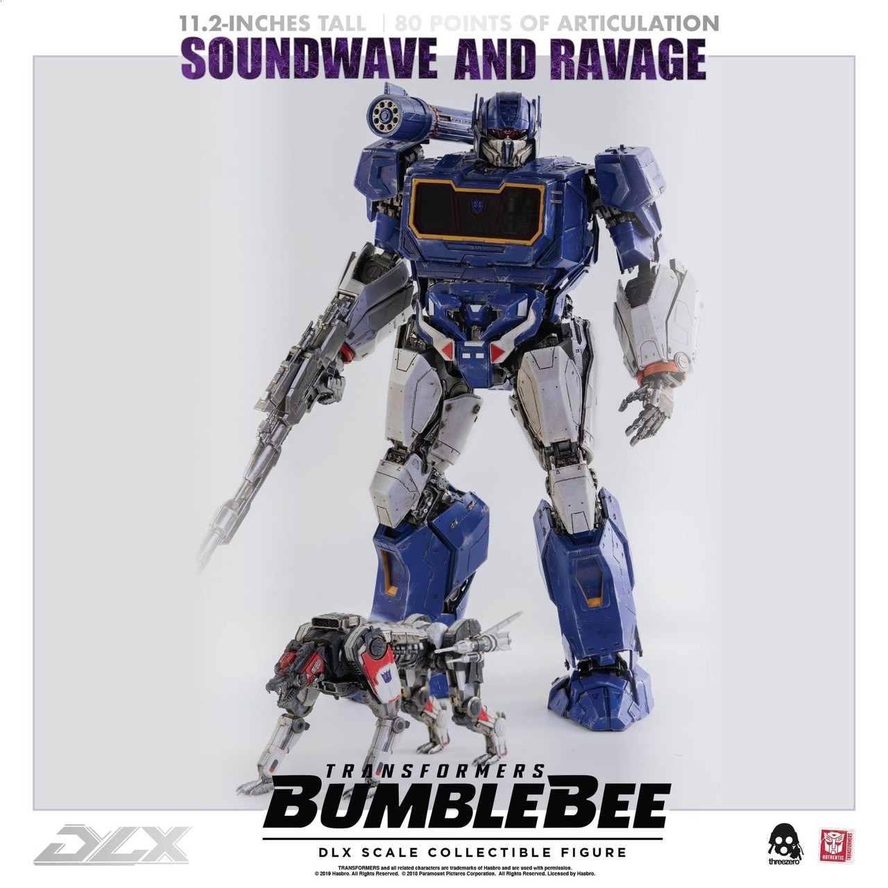 Pre-order : Transformers BUMBLEBEE DLX Soundwave and Ravage by ThreeZero (Reissue)