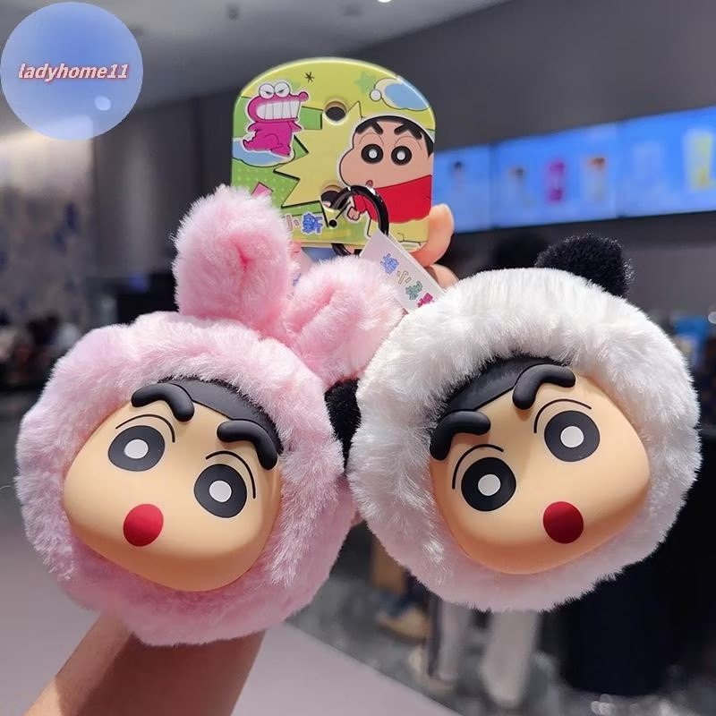 พวงกุญแจ ชินจัง ลิขสิทธิ์แท้ Crayon Shinchan Doll Buckle Animal Costume Plush Keychain by Futabasha