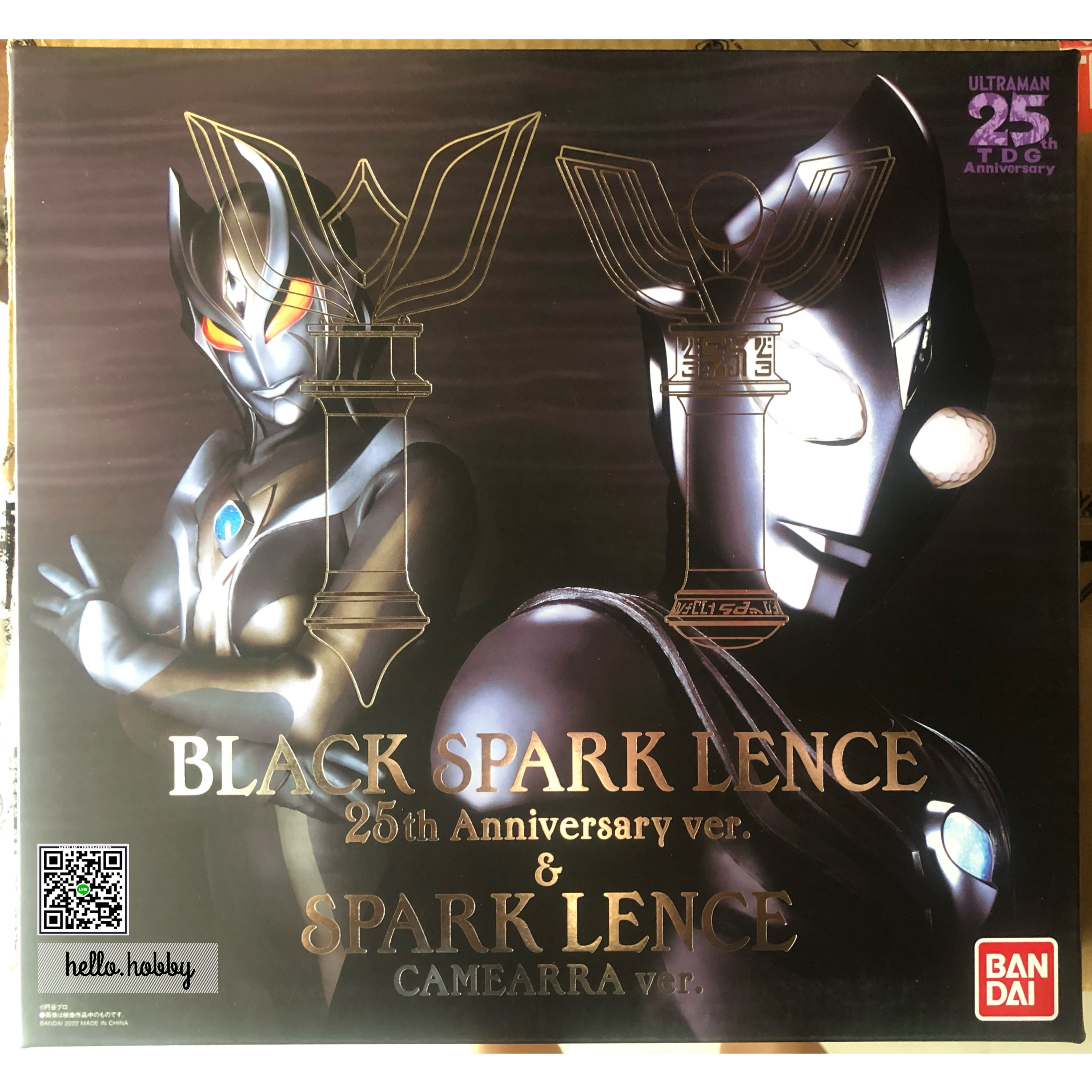 Ultraman - Ultra Replica Black Sparklence 25th Anniversary ver. & Sparklence CAMEARRA ver. by Premium Bandai (Limited มีกล่องน้ำตาล)