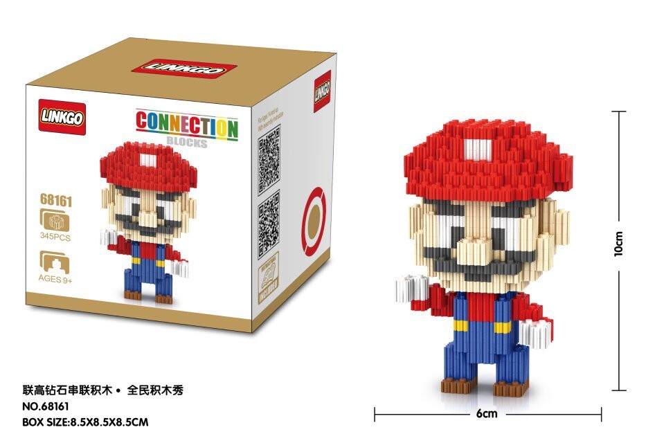 Linkgo 68161-68164 Super Mario (แบบเฟือง)