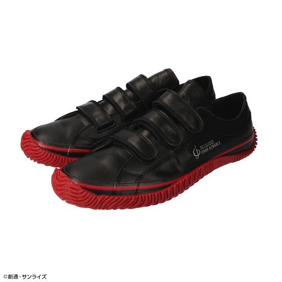PRE-ORDER : STRICT-G SPINGLE "Mobile Suit Gundam: Char's Counterattack" Leather Velcro Sneakers