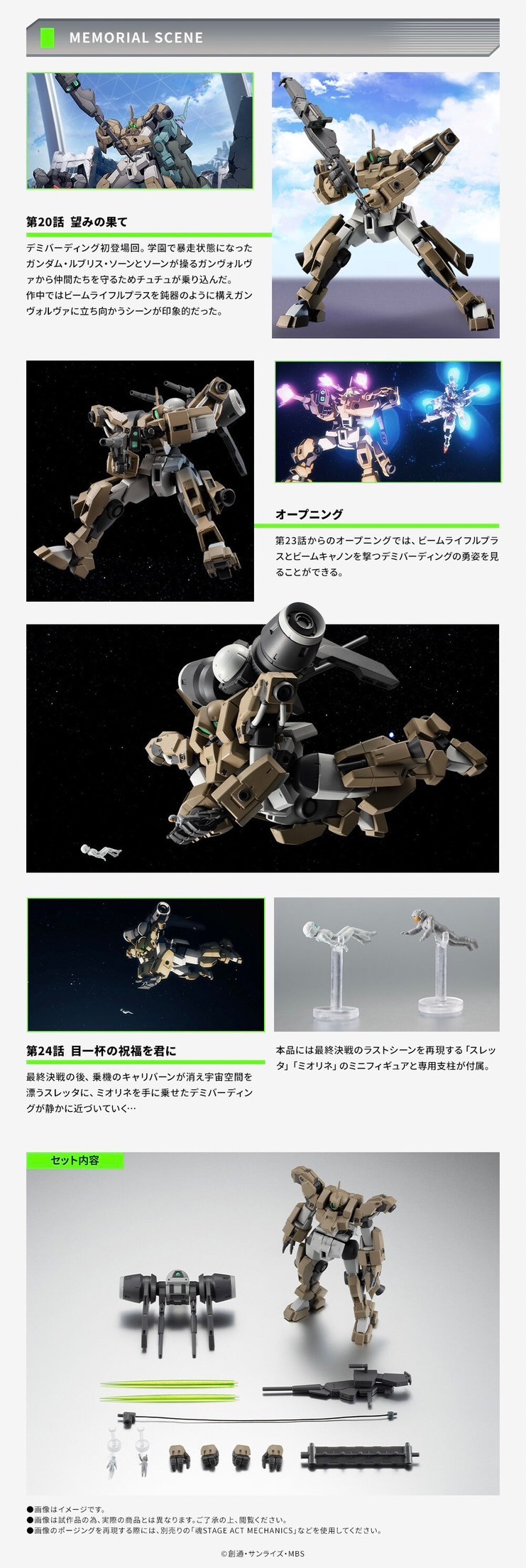 PRE-ORDER : ROBOT Spirits <SIDE MS> MSJ-R122 DEMI BARDING ver. A.N.I.M.E.
