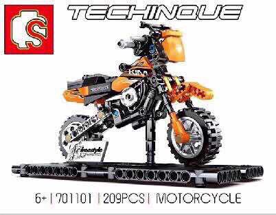 Sembo block 701101 Motorcycle 209pcs