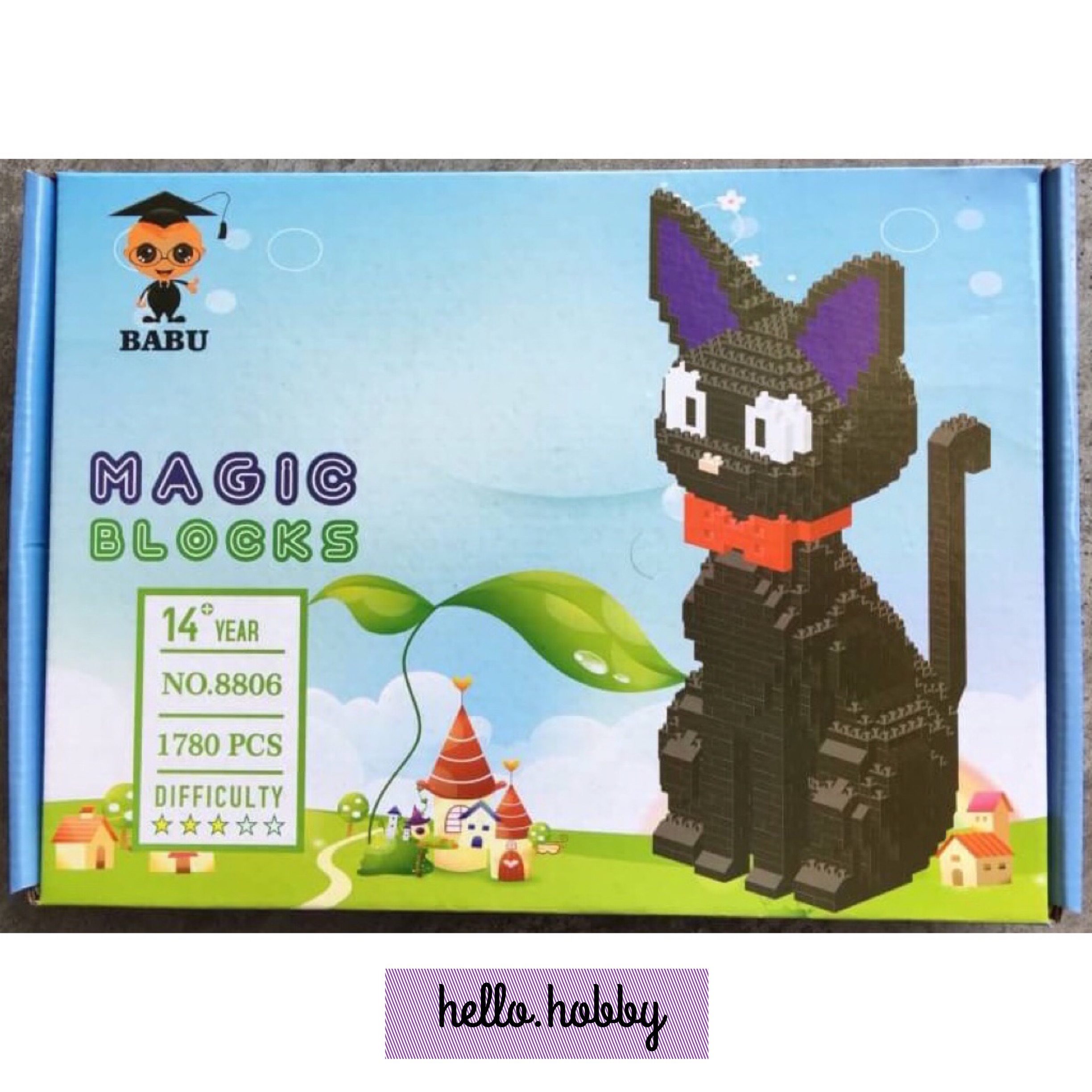 Babu 8806 Black Cat 1780pcs