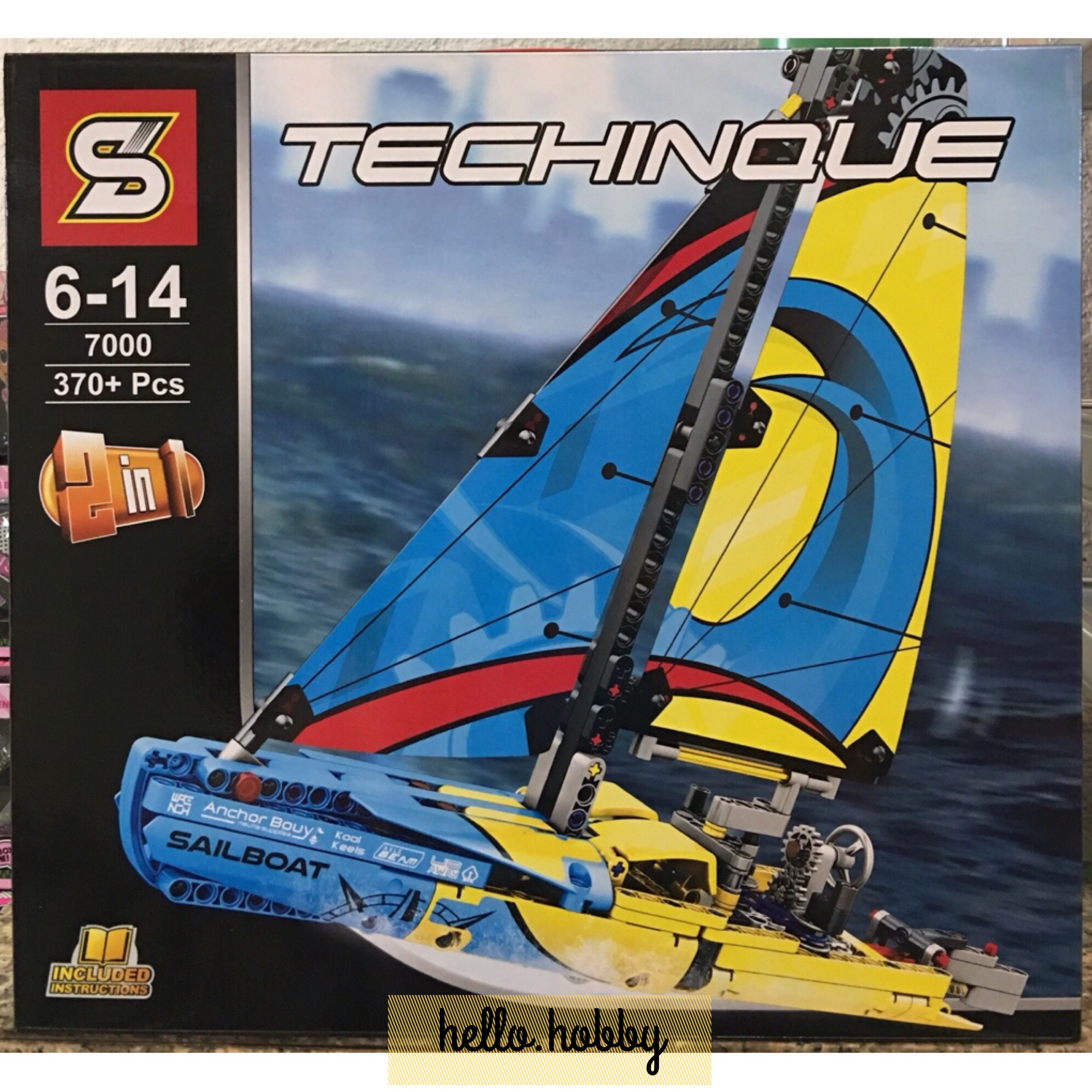 SY 7000 Racing Yacht 370pcs