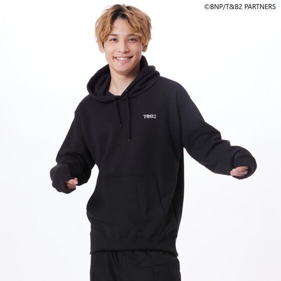 PRE-ORDER : Tiger & Bunny 2 Part 1 Subtitle Pattern Pullover Hoodie