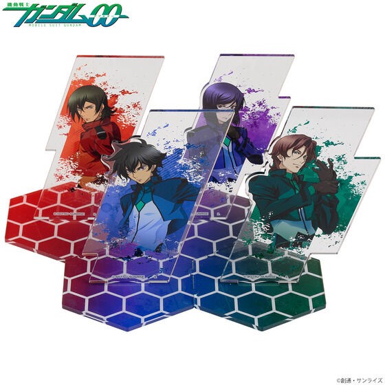 PRE-ORDER : Mobile Suit Gundam 00 Character Illustration Acrylic Stand