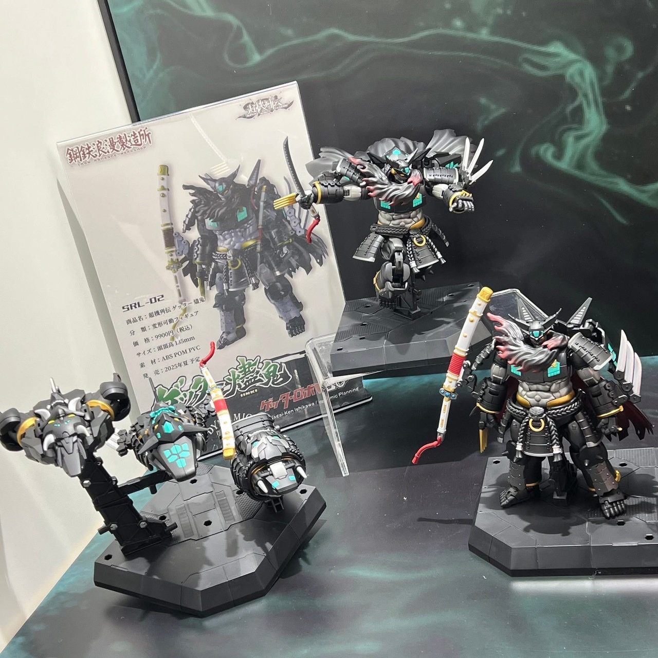 Super Robot Legend - Black Getter JINKI Deformable Movable Figure by Dragon Horse x Iron Romance Workshop