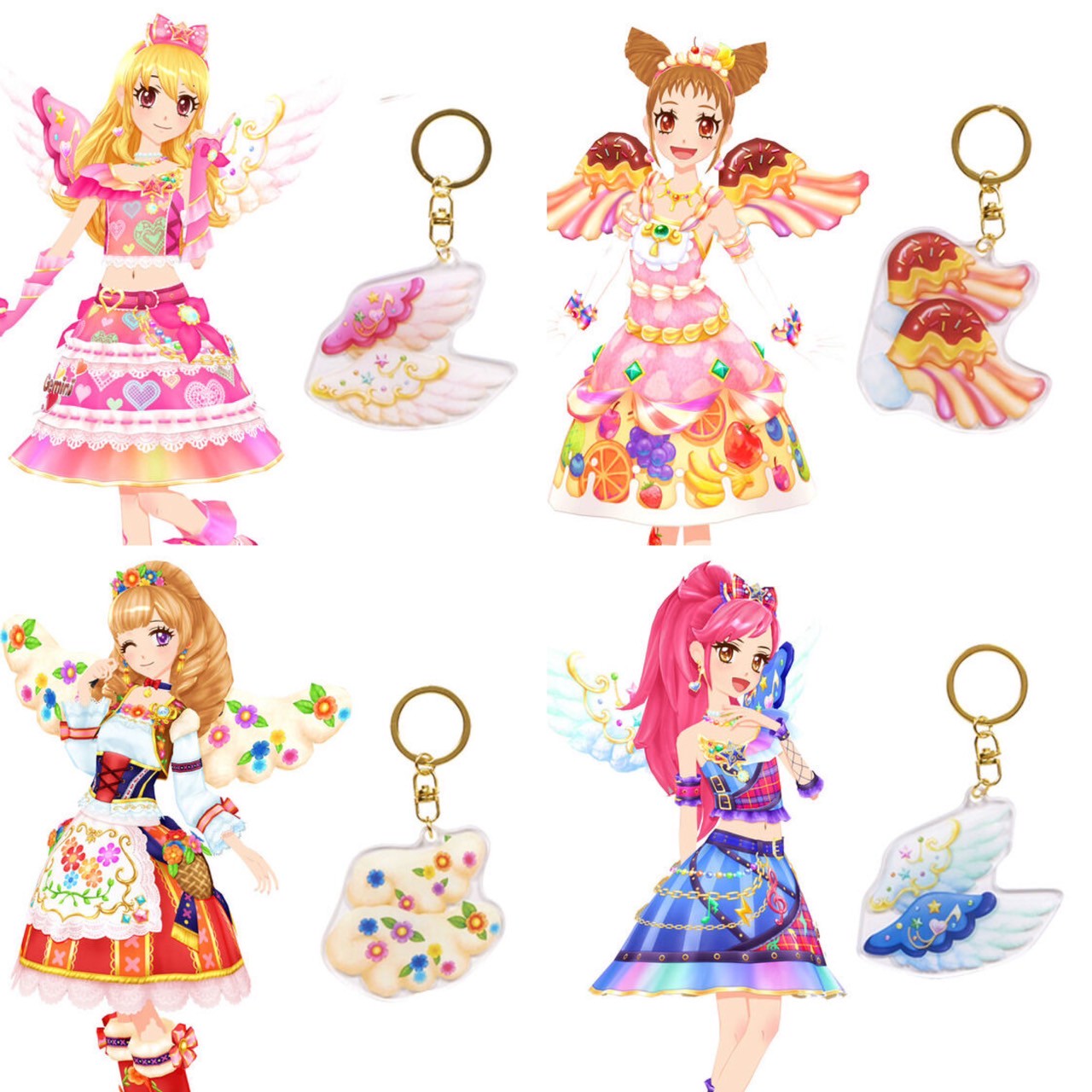 PRE-ORDER : Aikatsu! Charm & Keychain