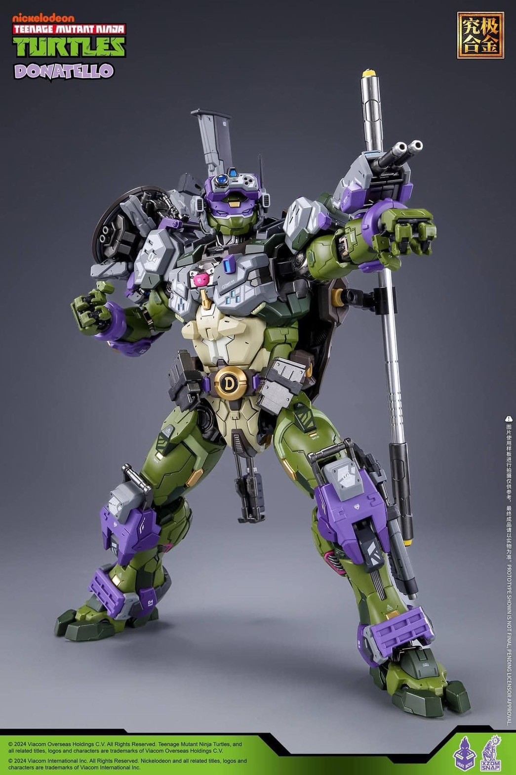 Pre-order : MechaHeat Teenage Mutant Ninja Turtles Donatello Diecast Action Figure by HeatBoys x XZOM SNAP