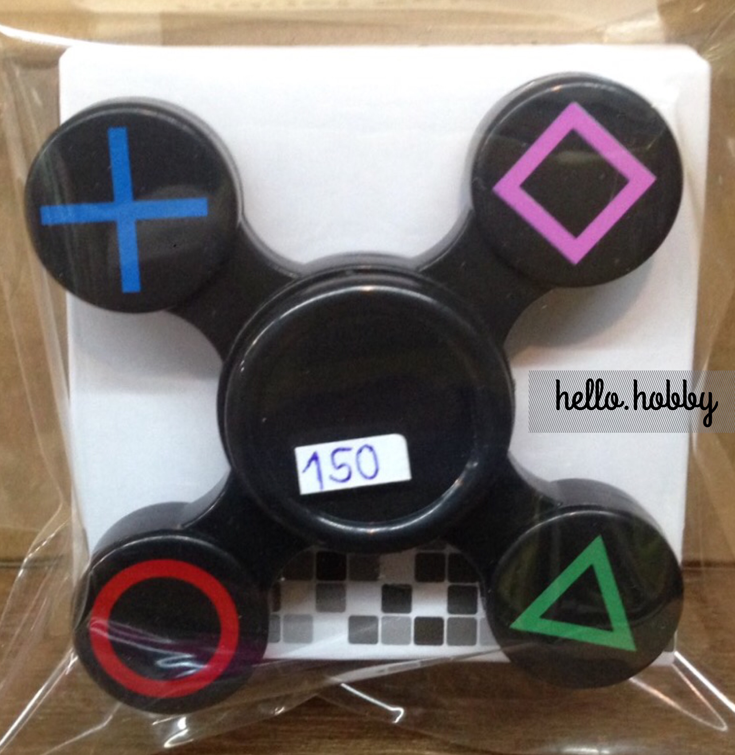 Fidget Spinner - Playstation (Black)
