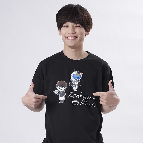 PRE-ORDER : Avataro Sentai Donbrothers Zenkaizer Black Kaito Goshikida T-shirt
