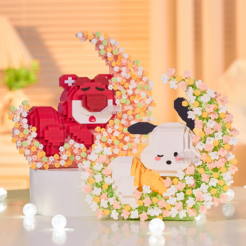 Yapin 6916 / 6937 - Sanrio - Pochacco / Lotso Sleeping on the moon