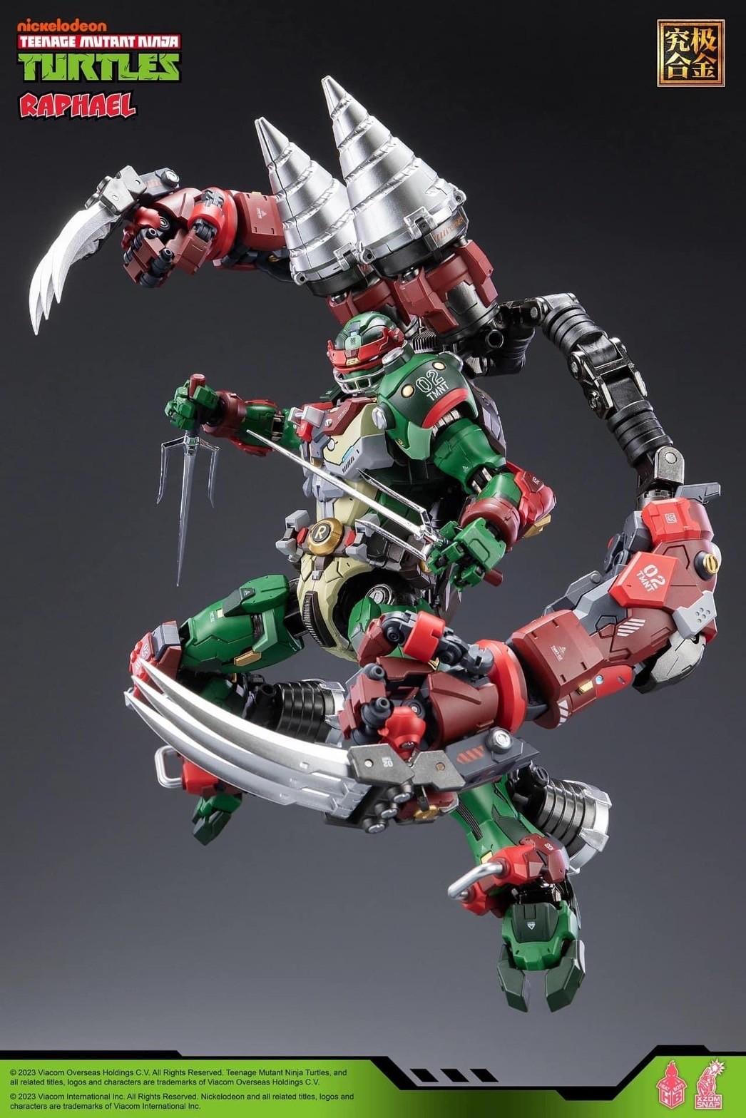 Pre-order : Teenage Mutant Ninja Turtles Raphael Diecast Action Figure by Heat Boys x XZOM SNAP