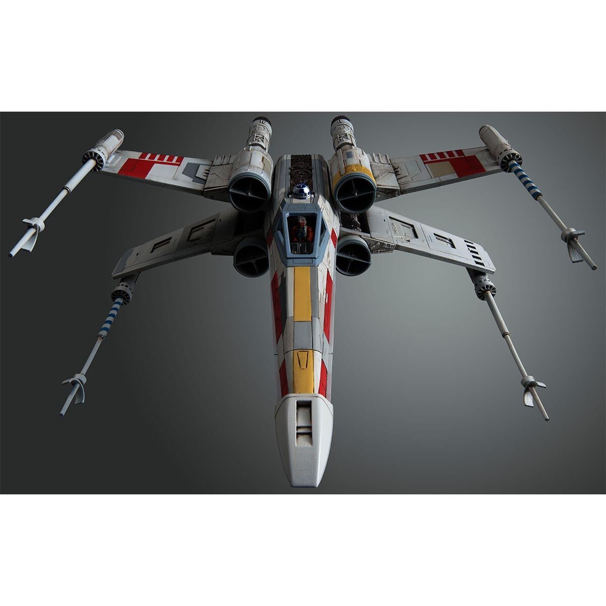 PRE-ORDER : 1/72 X-Wing Starfighter & 1/12 R2-D2 Plastic Model