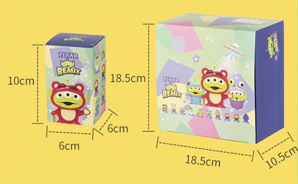 กล่องสุ่ม Miniso Alien Remix : Toy Story Little Green Men Blind Box by Herocross (Set of 9)