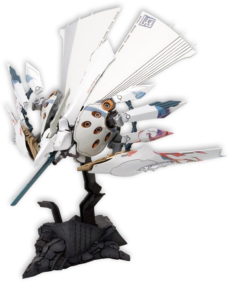 Pre-order : 1/144 Hitekkai Ginkei [White] (Ikaruga) Plastic Model Kit by Kotobukiya (Reissue)
