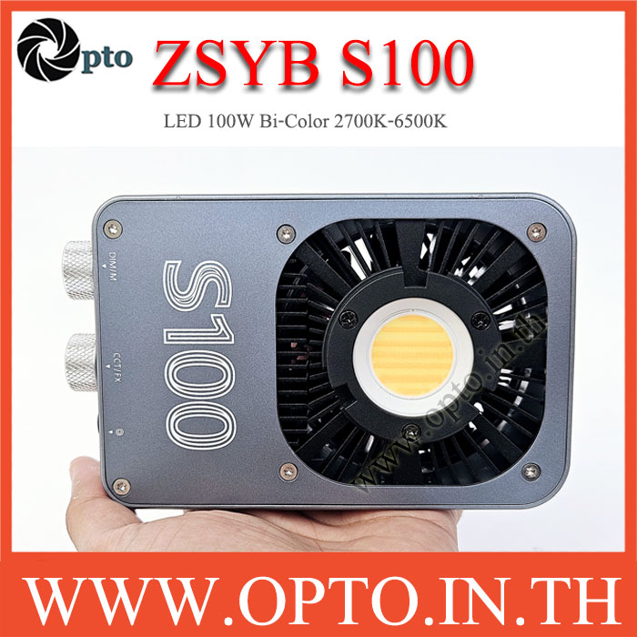 ZSYB S100 100W Bi-Color 2700-6500K Portable LED Video Light Pocket light ไฟLEDพกพา